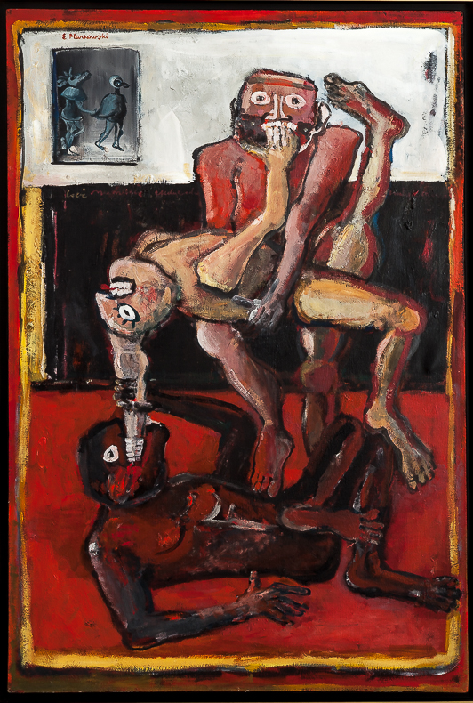 Eugeniusz Markowski, „Piramida”, 120×80 cm, olej na płótnie, cena – obraz niedostępny