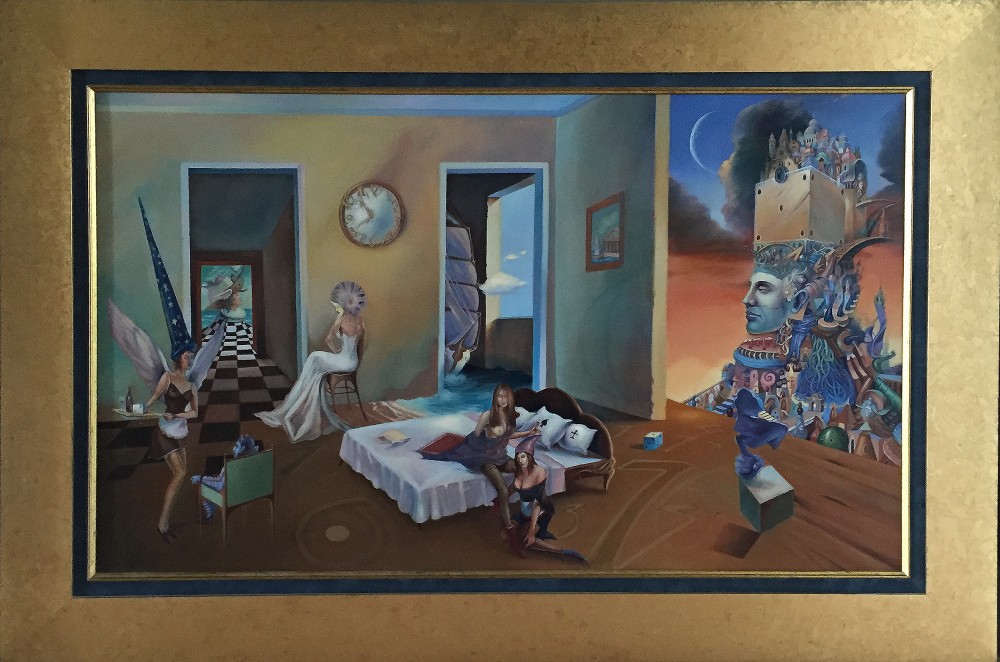 Tomasz Sętowski, „Magiczny pokój”, olej na płótnie,100 x 60, cena – obraz niedostępny