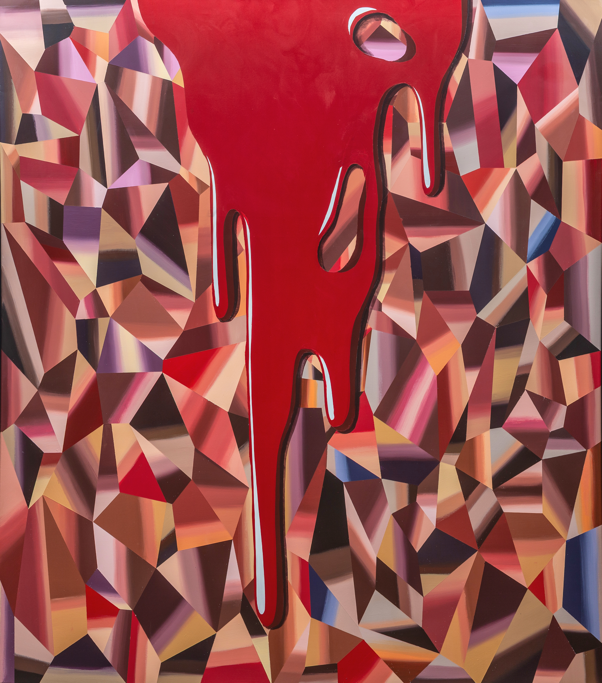 Dilan Gardi „Plama” akryl na płótnie, 150 x 130 cm, 2024, cena – niedostępny