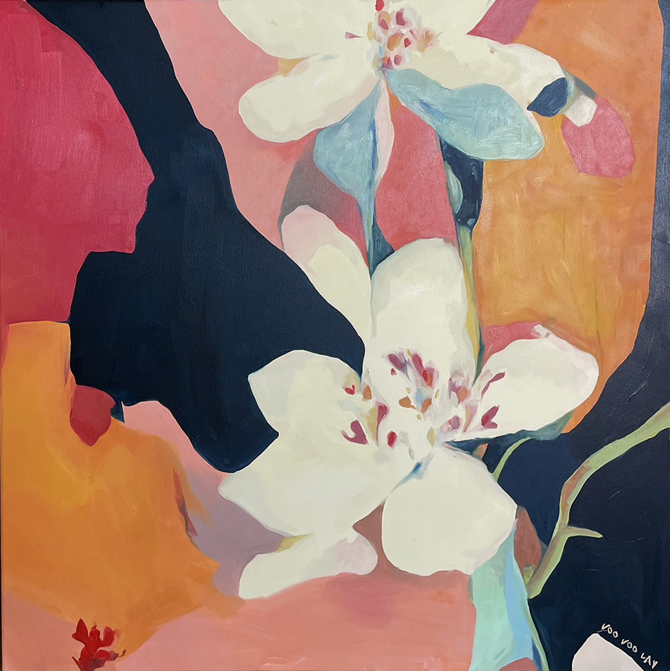Weronika Hempel, FLEUR 0110024, 90x90cm cena dostepny