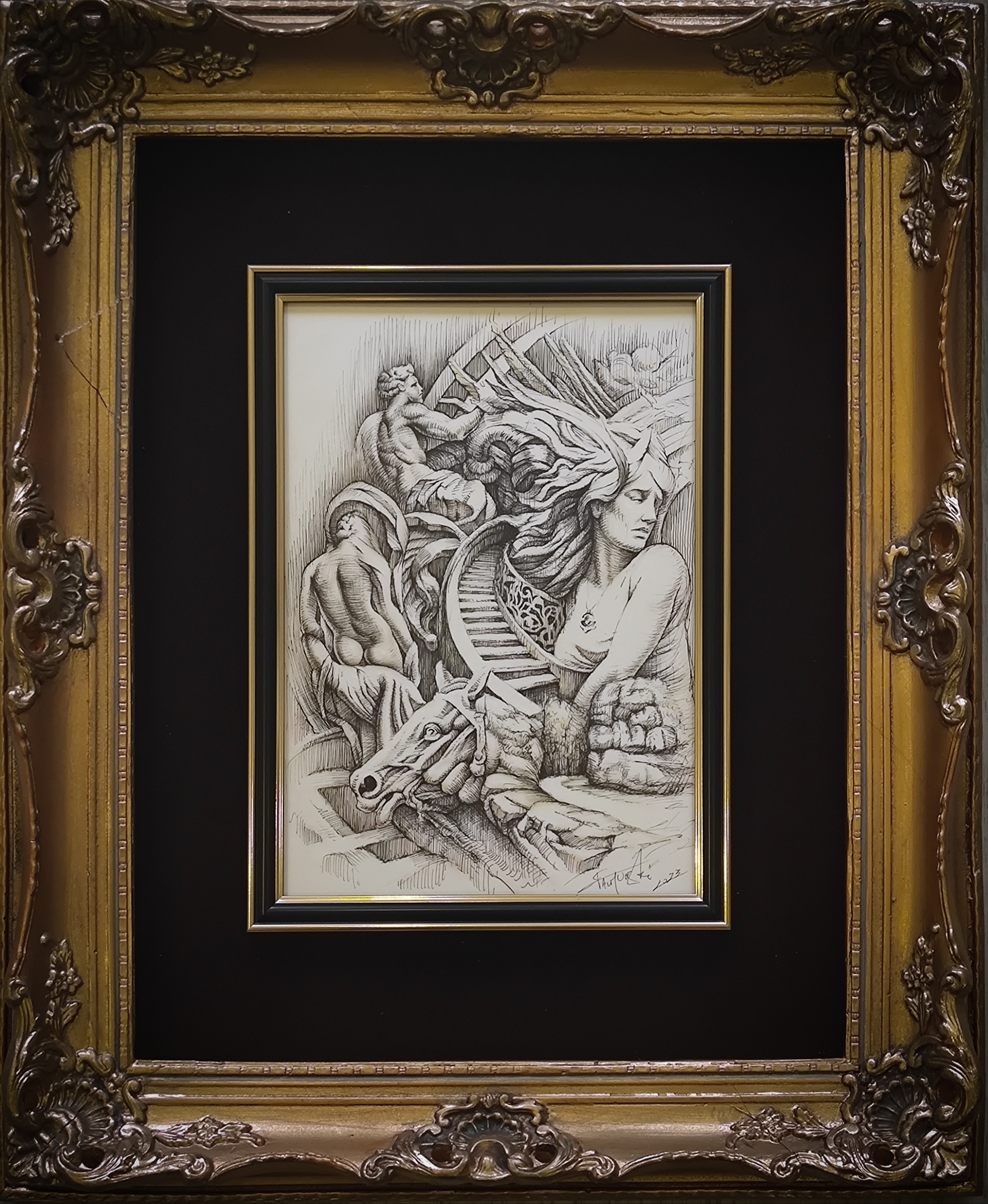 Daniel Pawłowski, rysunek na papierze, 20x30cm, cena – niedostępny